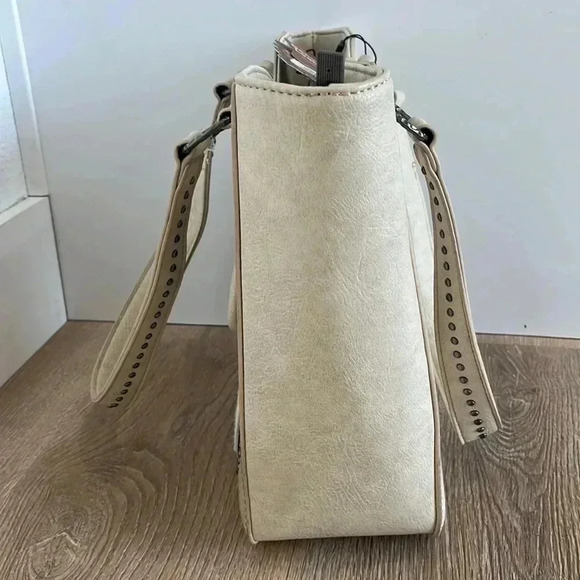 Montana West Trinity Ranch Hair-On Leather Concealed Carry Tote NWT - Picture 9 of 17